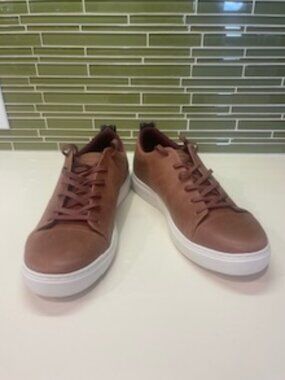 NIB Paul Green Brown Leather Lee Cupsole Sneakers sz 11
